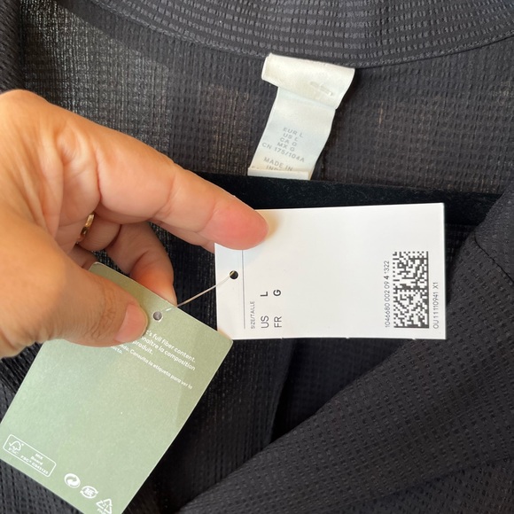 H&M Pullover Collared Black Maxi Dress Large NWT - Picture 3 of 6